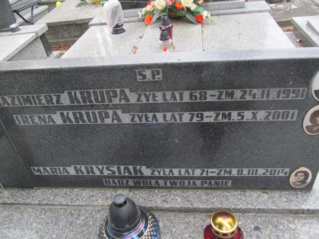 Jan Krysiak Częstochowa Kule - Grobonet - Wyszukiwarka osób pochowanych