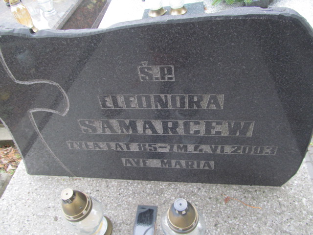Eleonora Samarcew Częstochowa Kule - Grobonet - Wyszukiwarka osób pochowanych