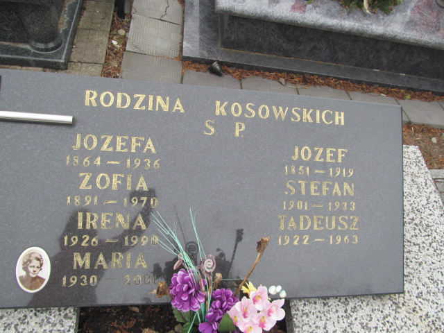 Irena Kosowska 1925 Częstochowa Kule - Grobonet - Wyszukiwarka osób pochowanych