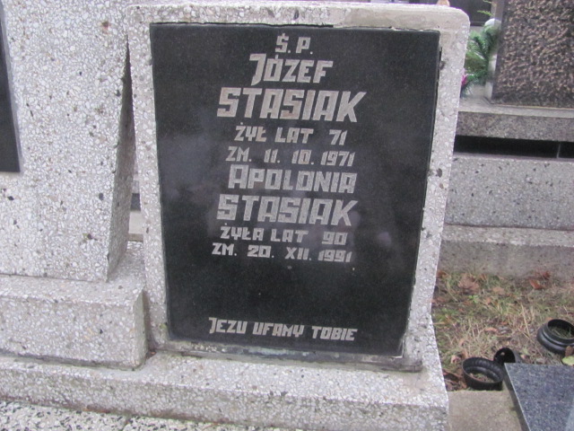 Apolonia Stasiak Częstochowa Kule - Grobonet - Wyszukiwarka osób pochowanych
