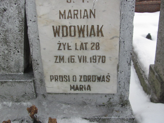 Anna Wdowiak 1945 Częstochowa Kule - Grobonet - Wyszukiwarka osób pochowanych
