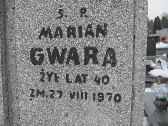Marian Gwara Częstochowa Kule - Grobonet - Wyszukiwarka osób pochowanych