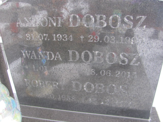 Robert Dobosz 1958 Częstochowa Kule - Grobonet - Wyszukiwarka osób pochowanych