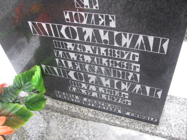 Józef Mikołajczak 1897 Częstochowa Kule - Grobonet - Wyszukiwarka osób pochowanych