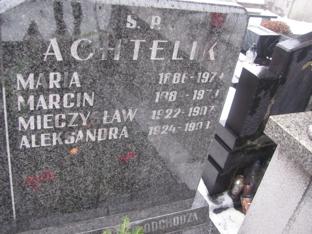 Aleksandra Achtelik 1923 Częstochowa Kule - Grobonet - Wyszukiwarka osób pochowanych