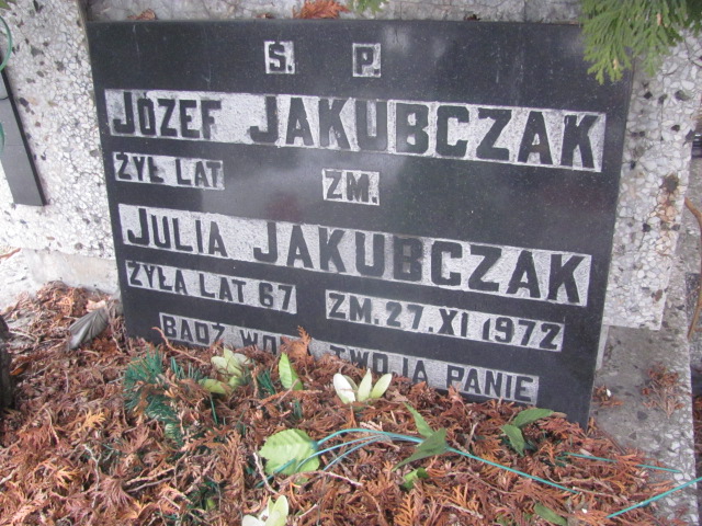 Julia Jakubczak Częstochowa Kule - Grobonet - Wyszukiwarka osób pochowanych