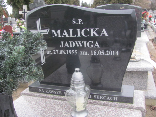 Jadwiga Malicka 1955 Częstochowa Kule - Grobonet - Wyszukiwarka osób pochowanych