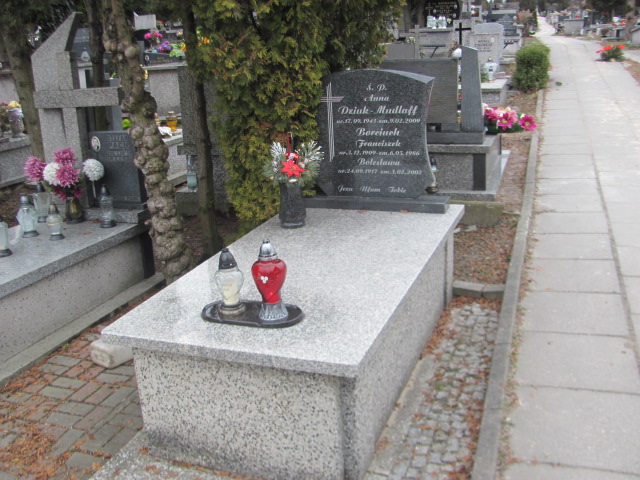 Grób Anna Dziuk Mudlaff