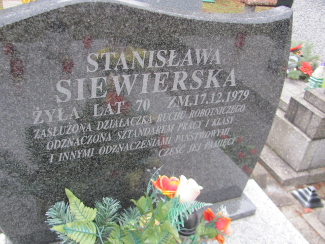 Stanisława Siewierska Częstochowa Kule - Grobonet - Wyszukiwarka osób pochowanych