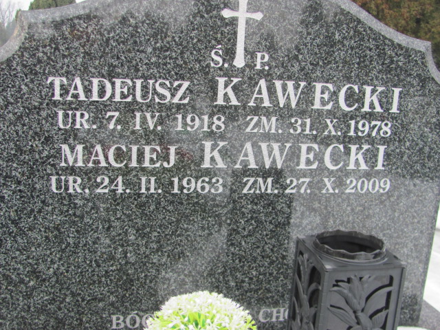 Maciej Kawecki 1963 Częstochowa Kule - Grobonet - Wyszukiwarka osób pochowanych