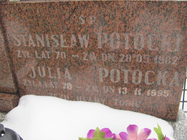 Julia Potocka Częstochowa Kule - Grobonet - Wyszukiwarka osób pochowanych