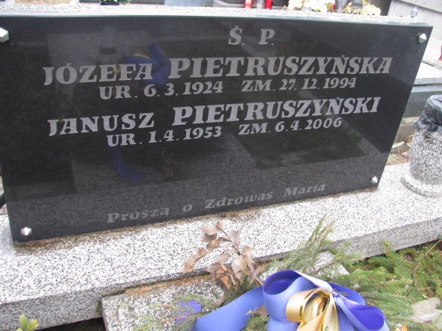 Janusz Pietruszyński 1953 Częstochowa Kule - Grobonet - Wyszukiwarka osób pochowanych