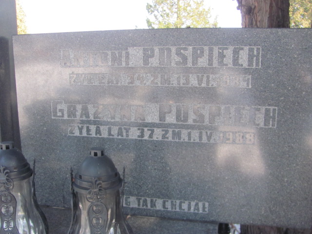 Grażyna Pośpiech  Częstochowa Kule - Grobonet - Wyszukiwarka osób pochowanych