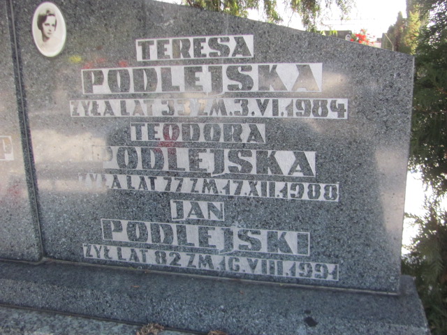 Teodora Podlejska  Częstochowa Kule - Grobonet - Wyszukiwarka osób pochowanych