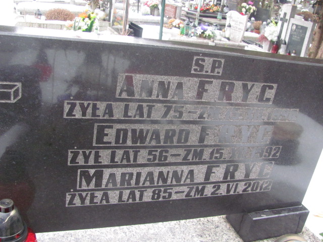 Anna Fryc Częstochowa Kule - Grobonet - Wyszukiwarka osób pochowanych