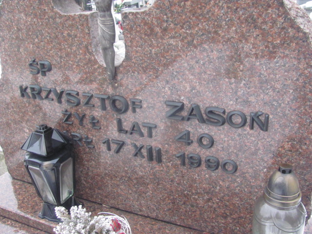 Krzysztof Zasoń Częstochowa Kule - Grobonet - Wyszukiwarka osób pochowanych