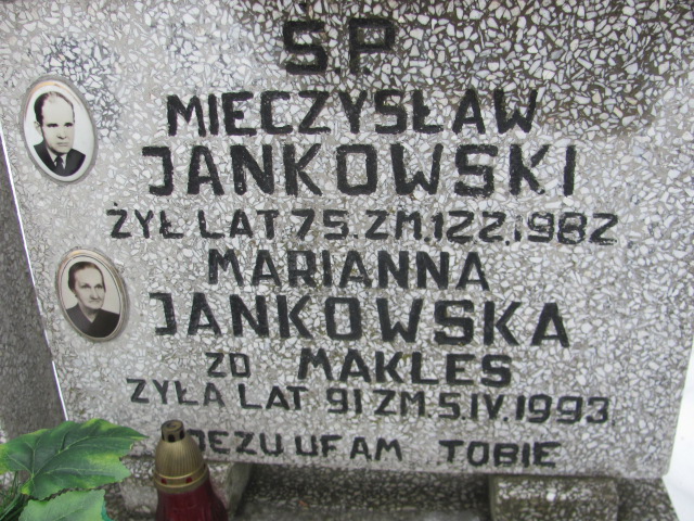 Mieczysław Jankowski Częstochowa Kule - Grobonet - Wyszukiwarka osób pochowanych