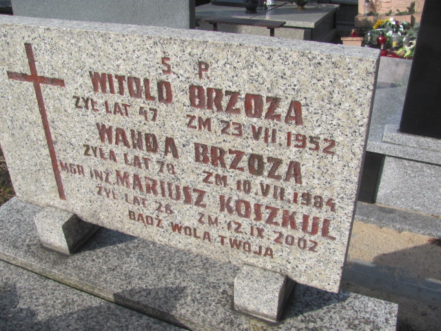 Józef Koszkul 1938 Częstochowa Kule - Grobonet - Wyszukiwarka osób pochowanych