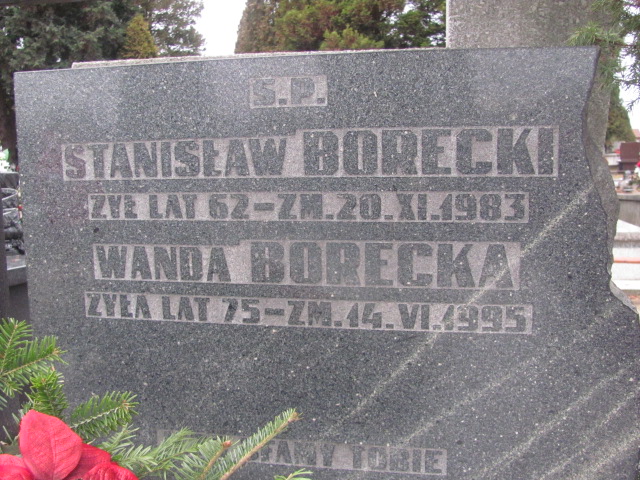 Stanisław Borecki Częstochowa Kule - Grobonet - Wyszukiwarka osób pochowanych
