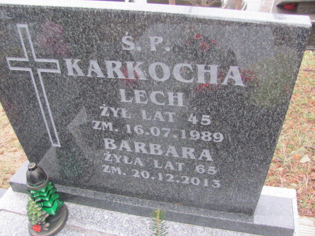Barbara Karkocha Częstochowa Kule - Grobonet - Wyszukiwarka osób pochowanych
