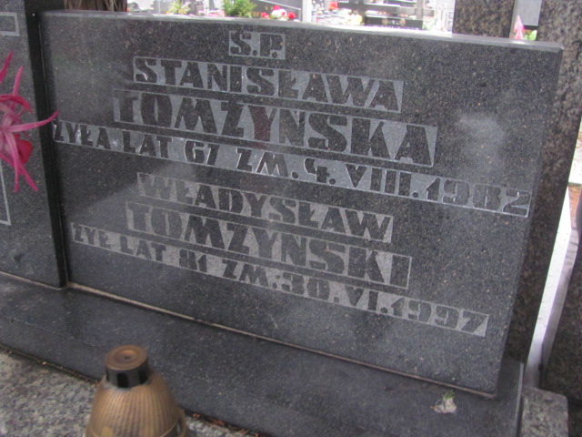 Władysław Tomżyński Częstochowa Kule - Grobonet - Wyszukiwarka osób pochowanych
