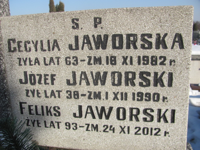 Feliks Jaworski Częstochowa Kule - Grobonet - Wyszukiwarka osób pochowanych