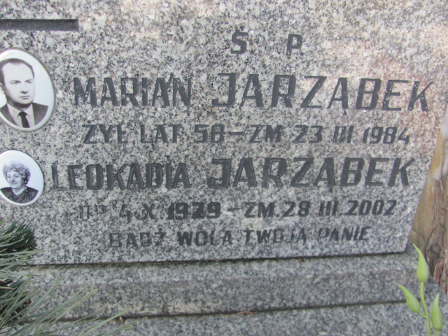 Marian Jarząbek  Częstochowa Kule - Grobonet - Wyszukiwarka osób pochowanych