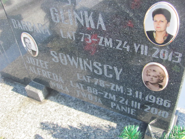 Barbara Glinka  1939 Częstochowa Kule - Grobonet - Wyszukiwarka osób pochowanych