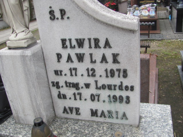 Elwira Pawlak 1975 Częstochowa Kule - Grobonet - Wyszukiwarka osób pochowanych