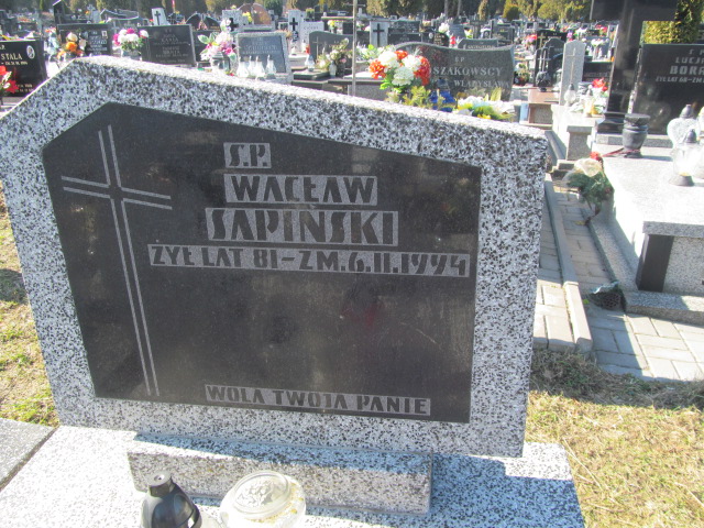 Wacław Sapiński Częstochowa Kule - Grobonet - Wyszukiwarka osób pochowanych