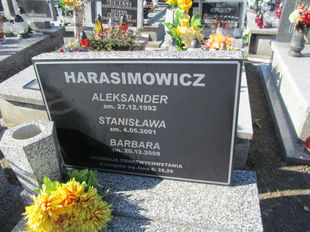 Barbara Harasimowicz Częstochowa Kule - Grobonet - Wyszukiwarka osób pochowanych