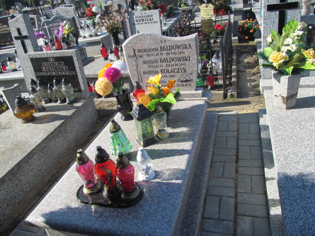 Grób Marianna Baldowska
