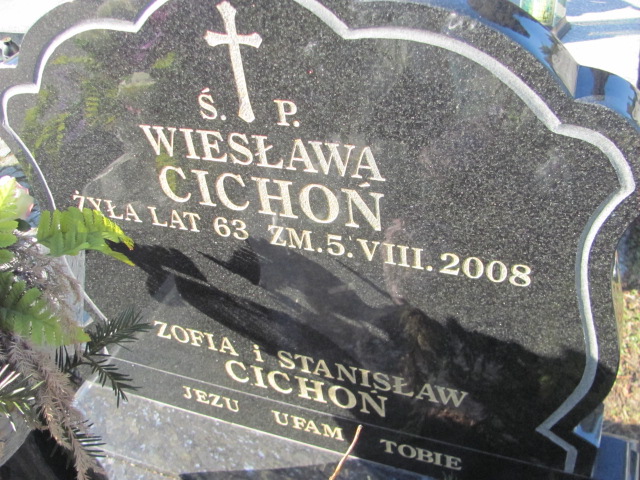 Wiesława Cichoń Częstochowa Kule - Grobonet - Wyszukiwarka osób pochowanych