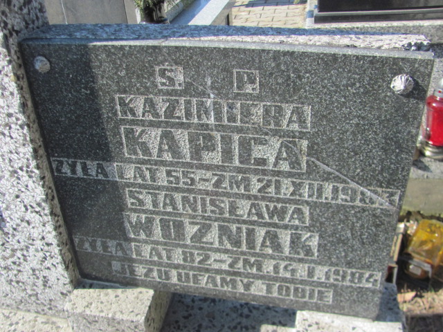 Kazimeira Kapica Częstochowa Kule - Grobonet - Wyszukiwarka osób pochowanych