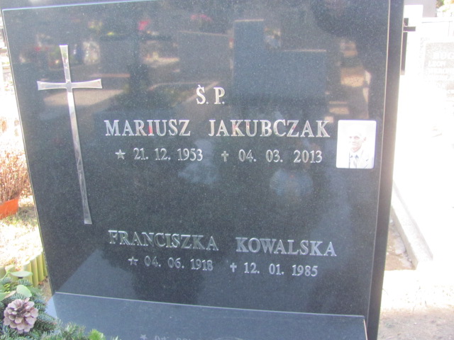 Mariusz Jakubczak 1953 Częstochowa Kule - Grobonet - Wyszukiwarka osób pochowanych
