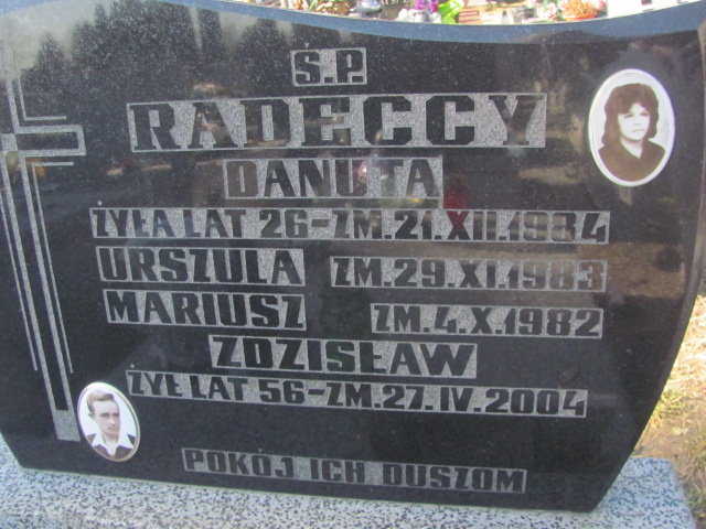 Danuta Radecka  Częstochowa Kule - Grobonet - Wyszukiwarka osób pochowanych