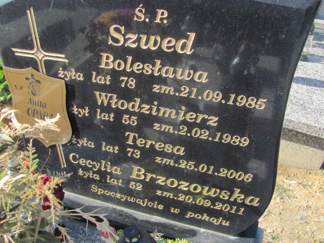 Włodzimierz Szwed Częstochowa Kule - Grobonet - Wyszukiwarka osób pochowanych