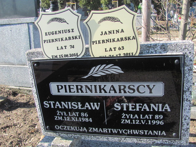 Janina Piernikarska Częstochowa Kule - Grobonet - Wyszukiwarka osób pochowanych