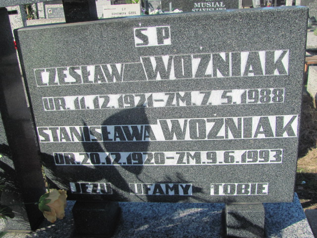 Stanisława Woźniak 1920 Częstochowa Kule - Grobonet - Wyszukiwarka osób pochowanych