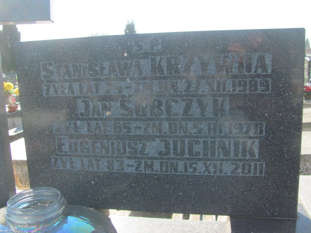 Eugeniusz Juchnik Częstochowa Kule - Grobonet - Wyszukiwarka osób pochowanych