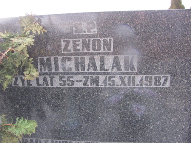 Zenon Michalak Częstochowa Kule - Grobonet - Wyszukiwarka osób pochowanych
