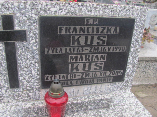 Franciszka Kuś Częstochowa Kule - Grobonet - Wyszukiwarka osób pochowanych