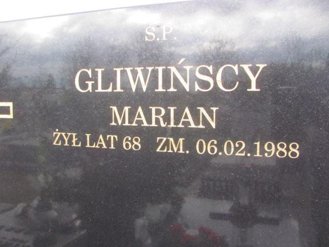 Marian Gliwiński Częstochowa Kule - Grobonet - Wyszukiwarka osób pochowanych