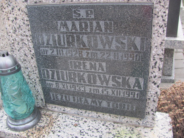 Irena Dziurkowska 1933 Częstochowa Kule - Grobonet - Wyszukiwarka osób pochowanych