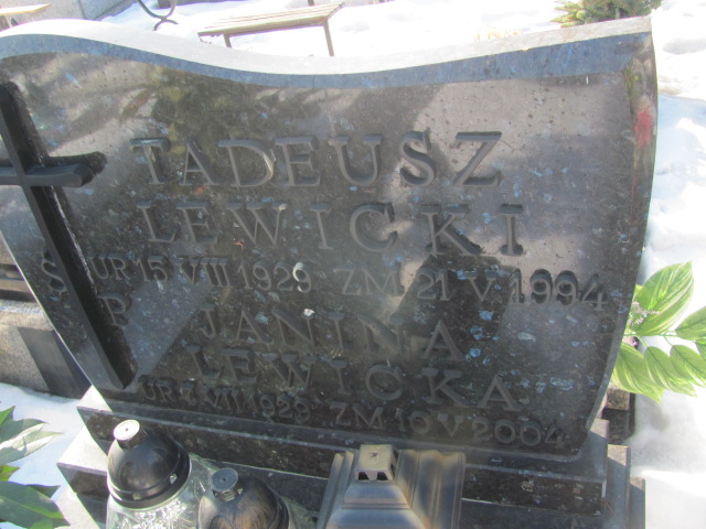 Tadeusz Lewicki 1929 Częstochowa Kule - Grobonet - Wyszukiwarka osób pochowanych