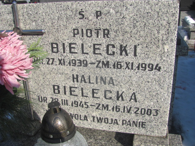 Halina Bielecka 1945 Częstochowa Kule - Grobonet - Wyszukiwarka osób pochowanych