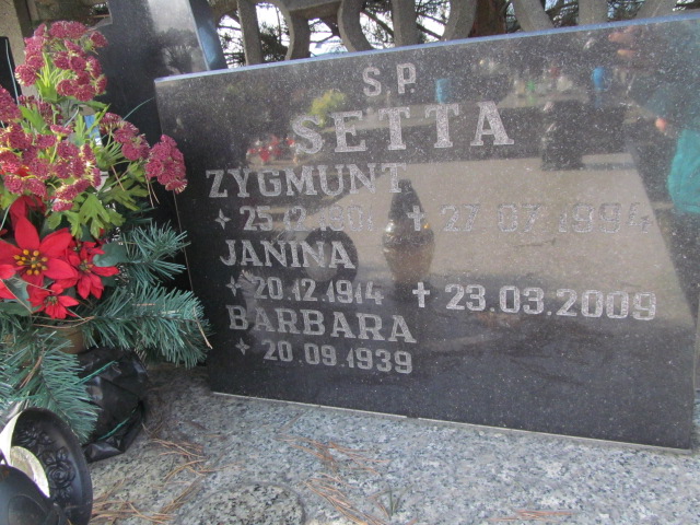 Janina Setta 1914 Częstochowa Kule - Grobonet - Wyszukiwarka osób pochowanych