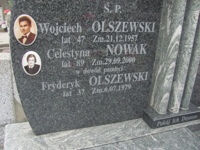Wojciech Olszewski Częstochowa Kule - Grobonet - Wyszukiwarka osób pochowanych