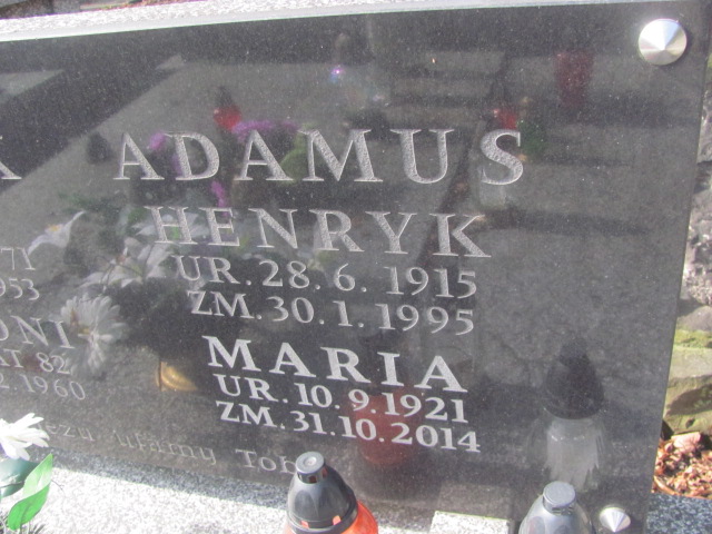 Henryk Adamus 1915 Częstochowa Kule - Grobonet - Wyszukiwarka osób pochowanych