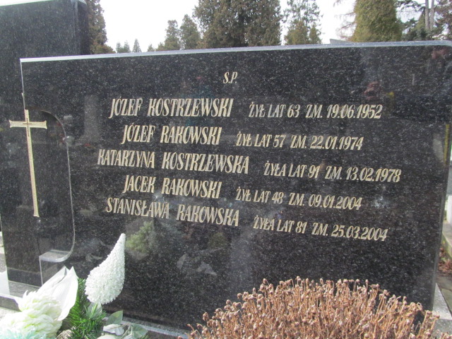 Stanisława Rakowska Częstochowa Kule - Grobonet - Wyszukiwarka osób pochowanych